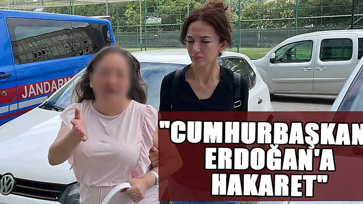'Cumhurbaşkanı Erdoğan'a hakaret' suçlamasıyla gözaltına alınan şüpheli adliyede