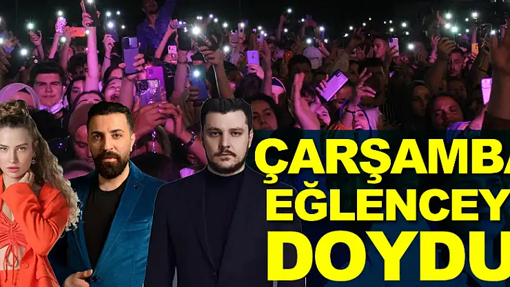 Çarşamba eğlenceye doydu!