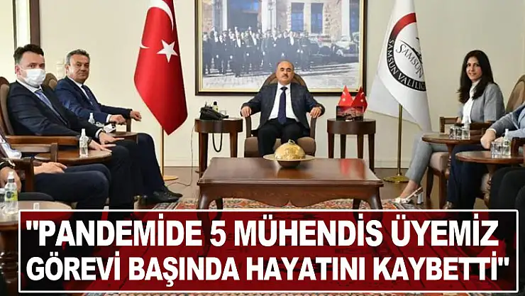 MMO Başkanı Gürkan: 'Pandemide 5 mühendis üyemiz görevi başında hayatını kaybetti'