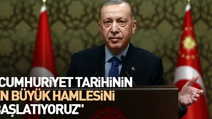 'Cumhuriyet tarihinin en büyük sosyal konut hamlesini başlatıyoruz'