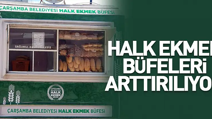 Halk Ekmek büfeleri arttırılıyor