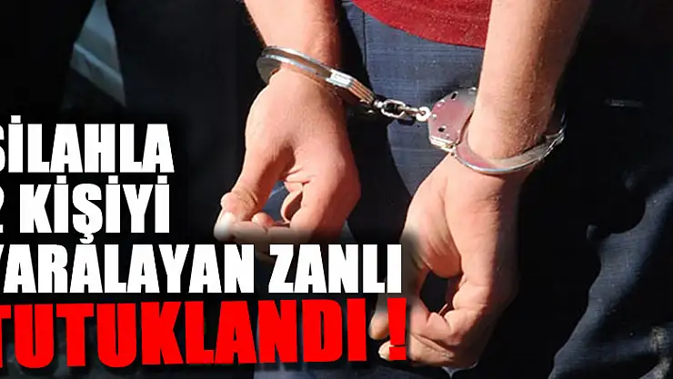 Samsun'da silahla 2 kişiyi yaralayan zanlı tutuklandı