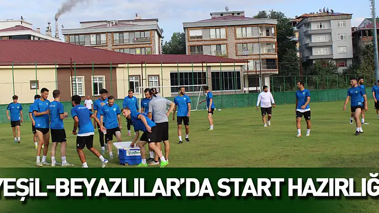 Yeşil-Beyazlılar'dastart hazırlığı