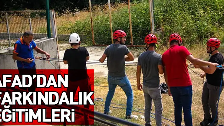 AFAD'dan farkındalık eğitimleri
