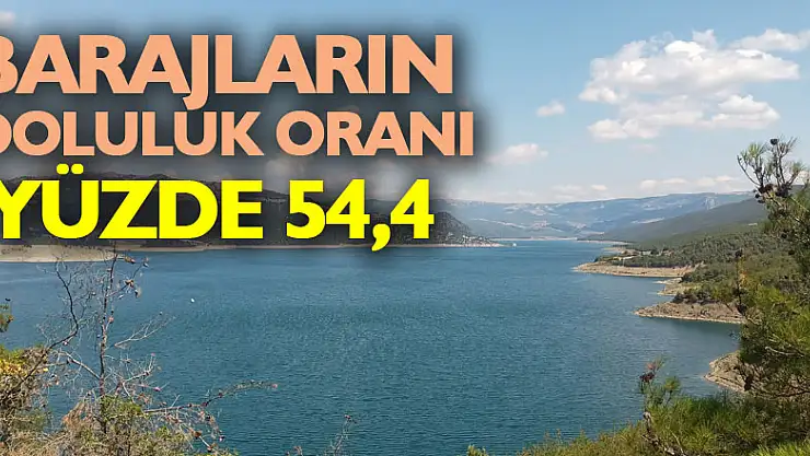 Samsun'da barajların doluluk oranı yüzde 54,4