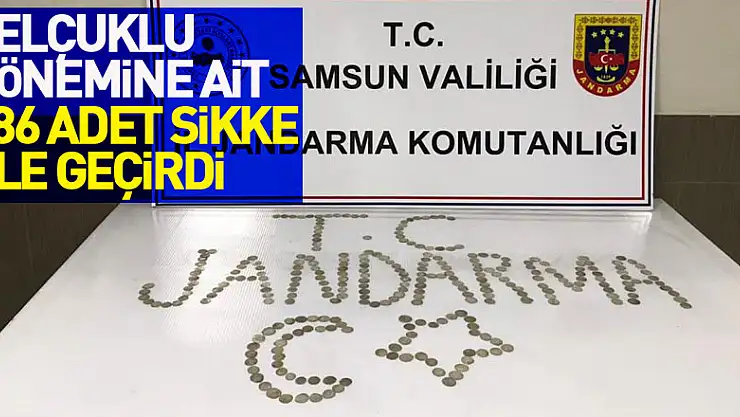 Jandarma Selçuklu dönemine ait 286 adet sikke ele geçirdi: 3 gözaltı