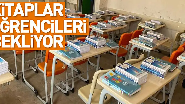 Kitaplar öğrencileri bekliyor