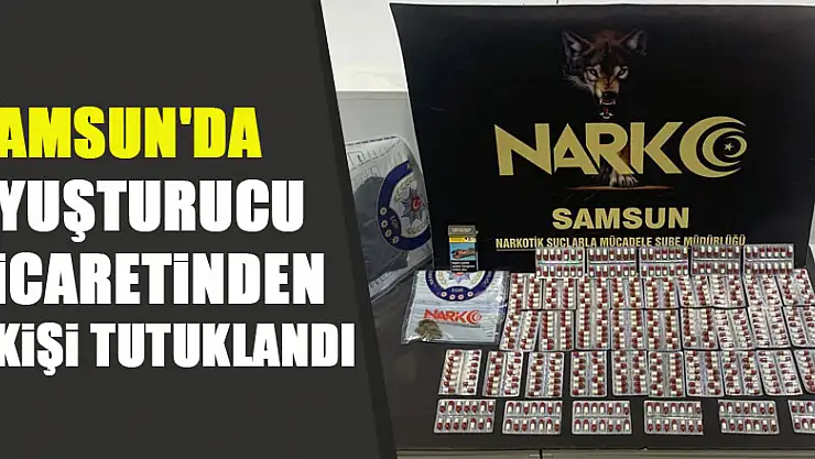 Samsun'da uyuşturucu ticaretinden 1 kişi tutuklandı