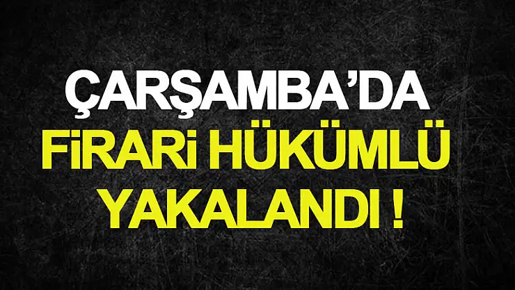 Samsun'da 13 yıl 6 ay 4 gün hapis cezası bulunan firari hükümlü yakalandı
