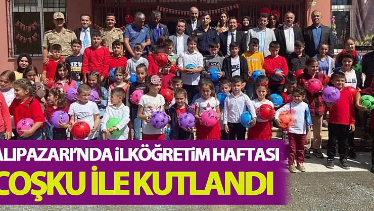 Salıpazarı'nda İlköğretim Haftası Coşku İle Kutlandı