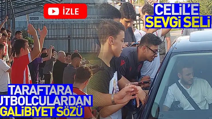 TARAFTARA FUTBOLCULARDAN GALİBİYET SÖZÜ