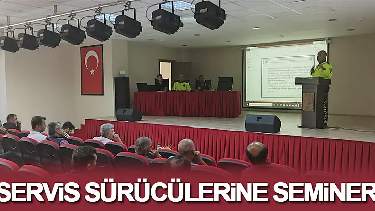 Servis sürücülerine seminer