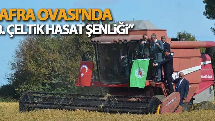 Bafra Ovası'nda '8. Çeltik Hasat Şenliği'