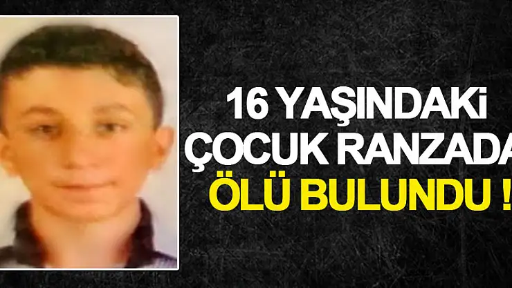 Samsun'da 16 yaşındaki çocuk ranzada ölü bulundu