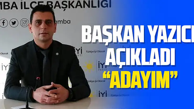 Başkan Yazıcı: 'Adayım'