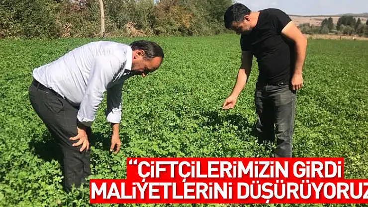 Başkan Demir: 'Çiftçilerimizin girdi maliyetlerini düşürüyoruz'