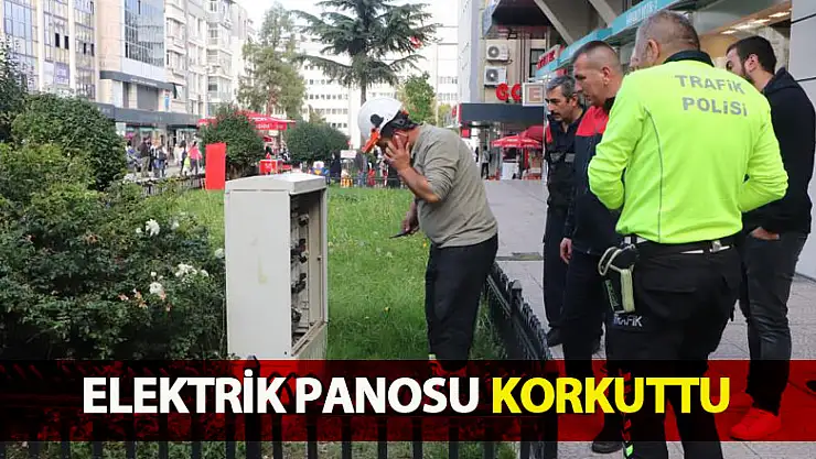 Elektrik panosundan çıkan duman paniğe yol açtı