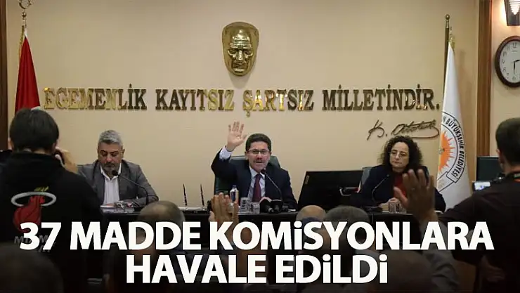 Samsun meclisi toplandı, 37 madde komisyonlara havale edildi