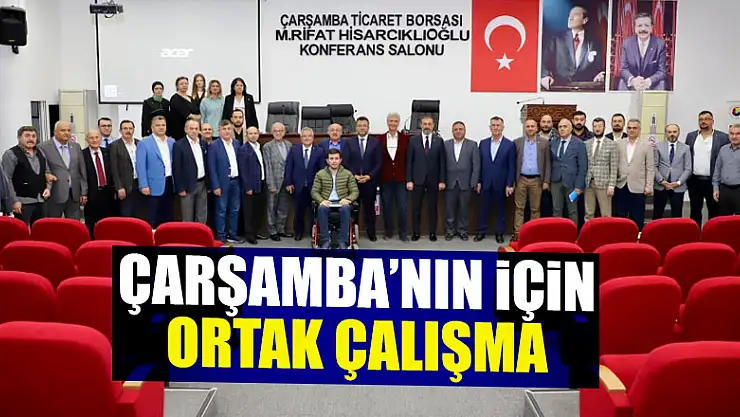 Çarşamba'nın için ortak çalışma