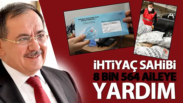 İhtiyaç sahibi 8 bin 564 aileye 4 milyon 655 bin TL yardım