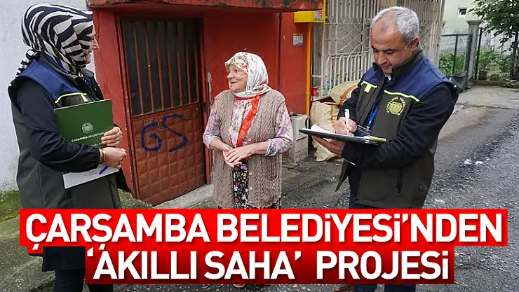 Çarşamba Belediyesi'nden 'Akıllı Saha' Projesi