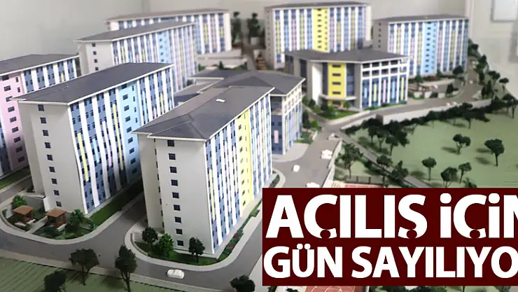 KYK'nın en büyük öğrenci yurdu açılış için gün sayıyor