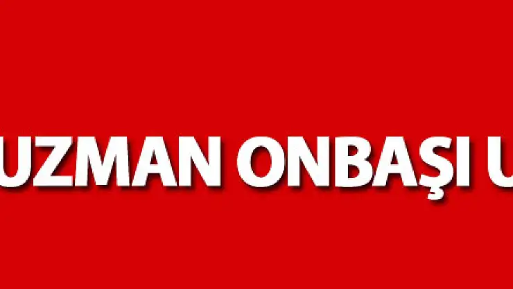 Şehit uzman onbaşı unutulmadı