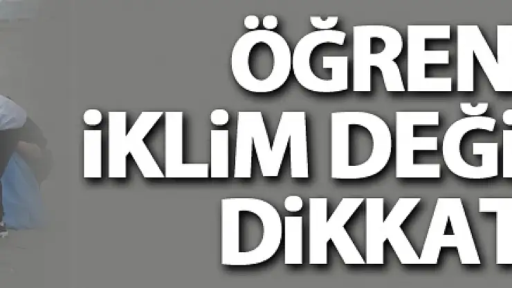 Öğrenciler, iklim değişikliğine dikkat çekmek için sahilde çevre temizliği yaptı