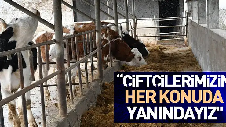 Demir: 'Çiftçilerimizin her konuda yanındayız'