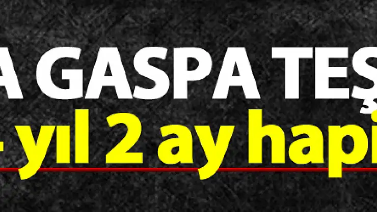 Bıçakla gaspa teşebbüse 4 yıl 2 ay hapis