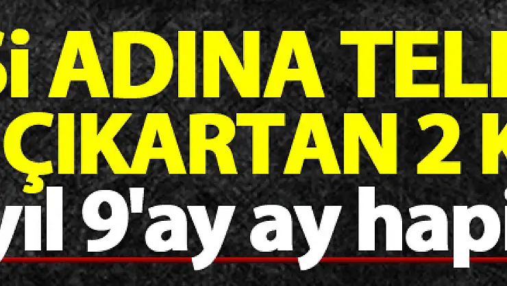 Samsun'da 10 kişi adına telefon hattı çıkartan 2 kişiye 3 yıl 9'ay ay hapis