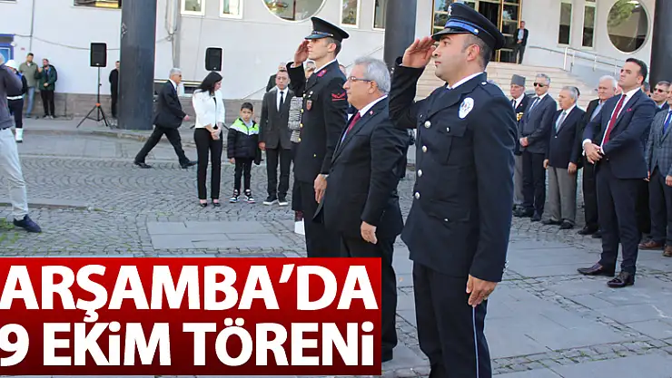 Çarşamba'da 29 Ekim Töreni