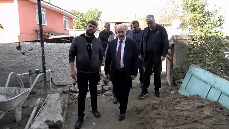 Vali Doç. Dr. Zülkif Dağlı, Alaçam'da incelemelerde bulundu