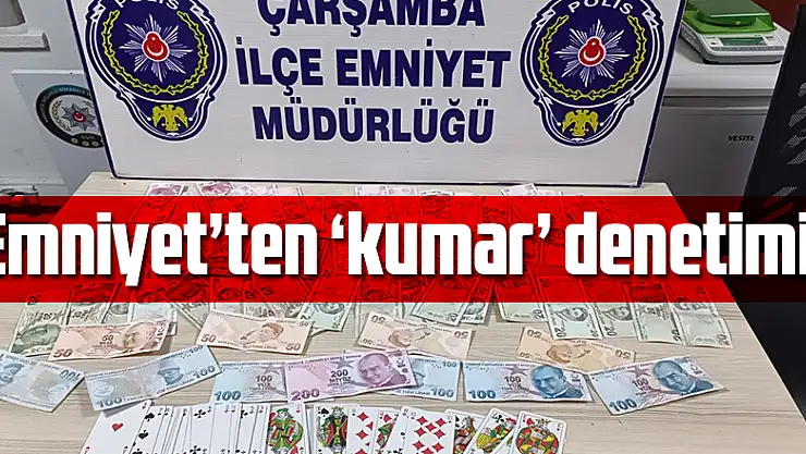 Emniyet'ten 'kumar' denetimi!