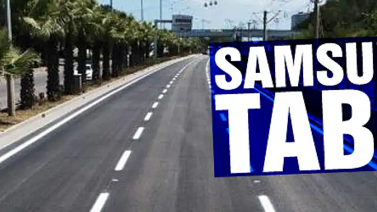 Samsun'un yolları tablo gibi