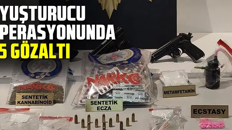 Samsun'da uyuşturucu operasyonu: 25 gözaltı