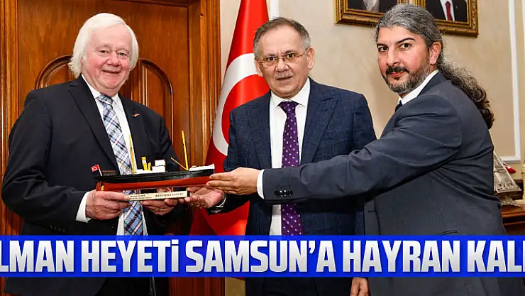 Alman heyeti Samsun'a hayran kaldı