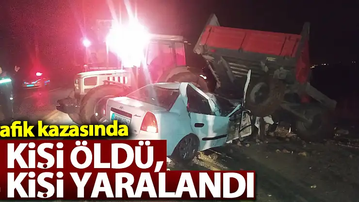 Samsun'daki trafik kazasında 1 kişi öldü, 4 kişi yaralandı