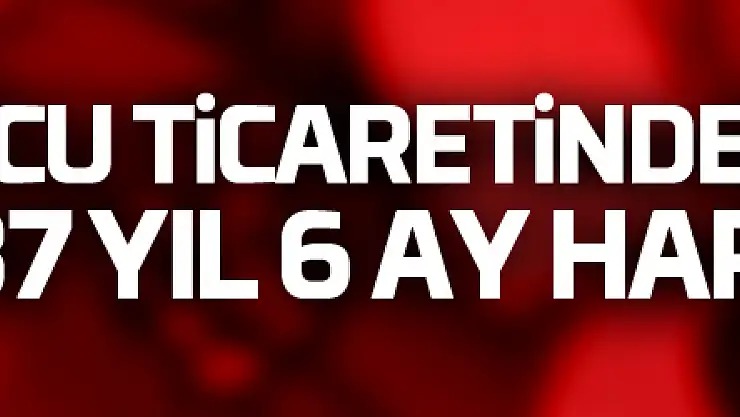 Uyuşturucu ticaretinden 2 sanığa toplam 37 yıl 6 ay hapis cezası