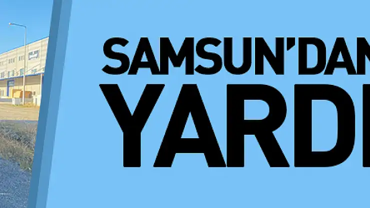 Samsun'dan Pakistan'a yardım eli