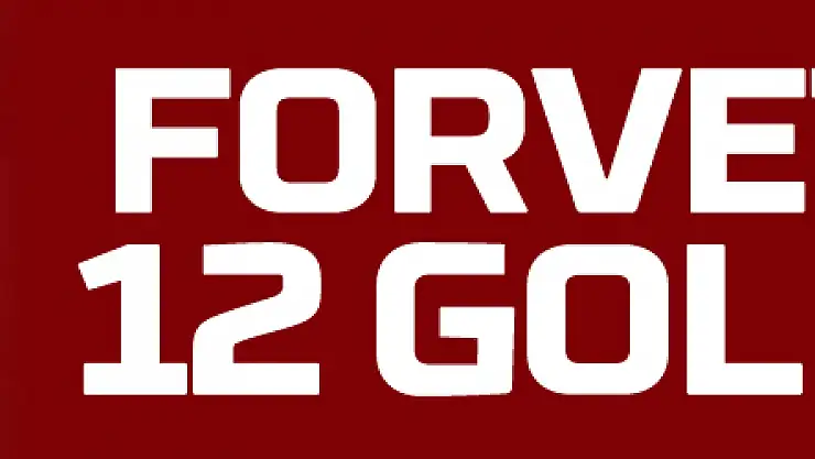 Samsunspor'da forvetler 12 gol attı