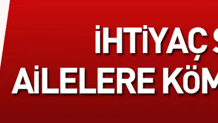 İhtiyaç sahibi ailelere kömür yardımı