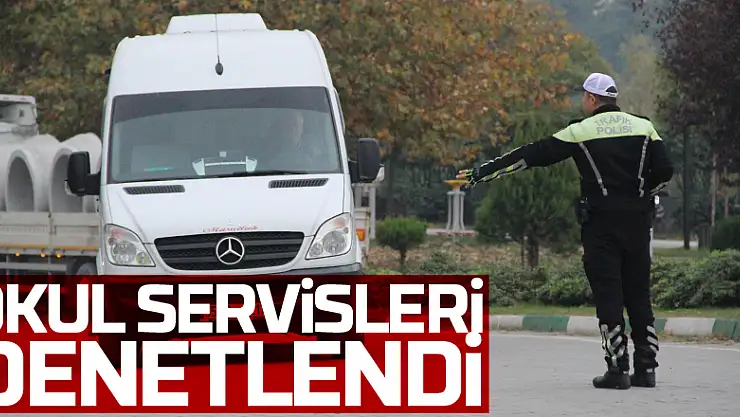 Okul Servisleri Denetlendi