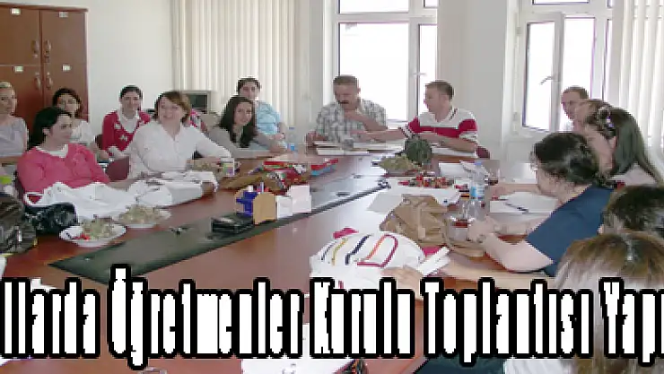Okullarda Öğretmenler Kurulu Toplantısı Yapıldı