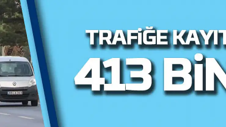 Samsun'da trafiğe kayıtlı araç sayısı 413 bini geçti