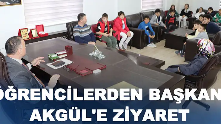 Öğrencilerden Salıpazarı Belediye Başkanı Akgül'e ziyaret