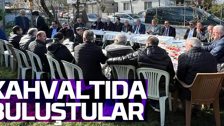 Kahvaltıda buluştular