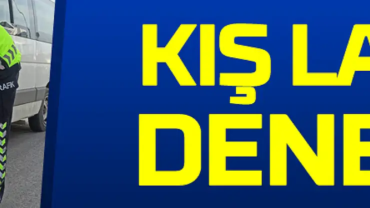 Bafra'da kış lastiği denetimi