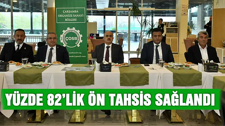Çarşamba OSB'de yüzde 82'lik ön tahsis sağlandı