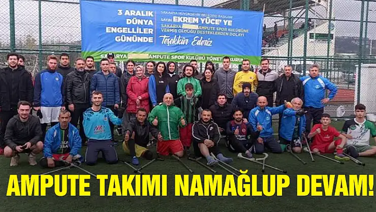 Büyükşehir Ampute takımı namağlup devam